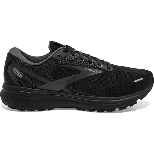 Women's Brooks Ghost 14, Black/Black/Ebony, 8 AA Narrow