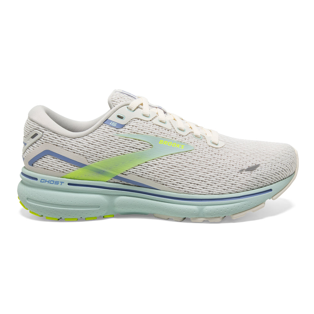 Women's Brooks Ghost 15, Coconut/Skylight/Nightlife, 11 B Medium