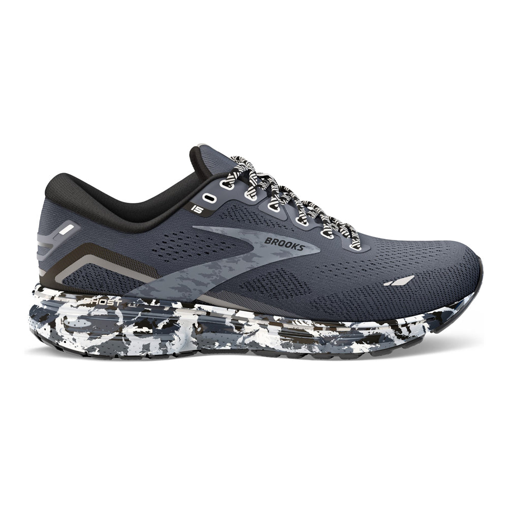 Women's Brooks Ghost 15, Ebony/Black/Oyster, 9 B Medium