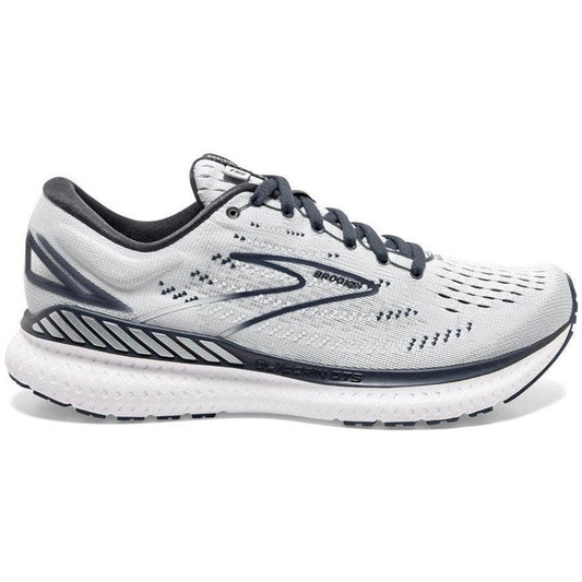 Women's Brooks Glycerin GTS 19, Grey/Ombre/White, 6.5 B Medium