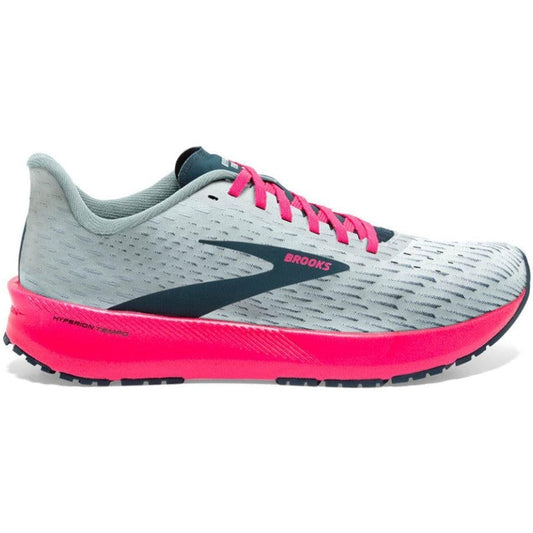 Women's Brooks Hyperion Tempo, Ice Flow/Navy/Pink, 6.5 B Medium