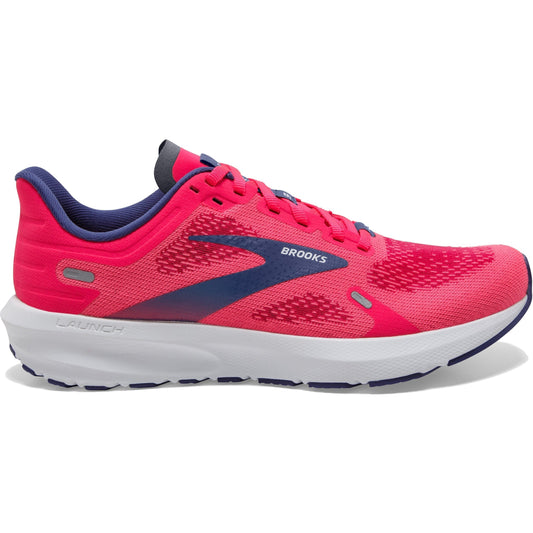 Women's Brooks Launch 9, Pink/Fuchsia/Cobalt, 8 B Medium