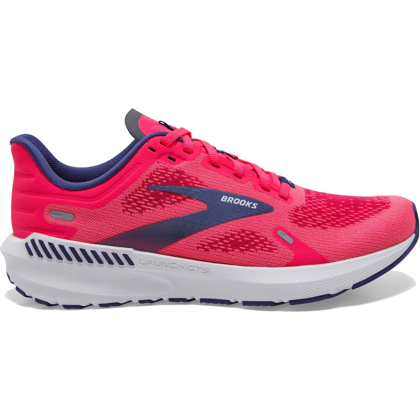 Women's Brooks Launch GTS 9, Pink/Fuchsia/Cobalt, 10.5 B Medium