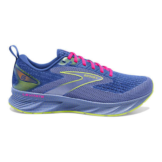 Women's Brooks Levitate 6, Purple/Pink, 8.5 B Medium