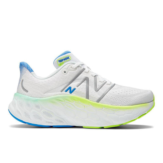 Women's New Balance Fresh Foam X More v4, White, 9 D Wide