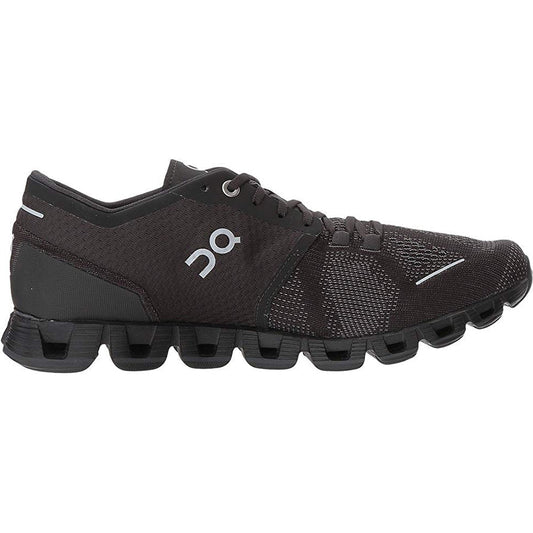 Women's On Cloud X, Black/Asphalt, 6.5 B Medium