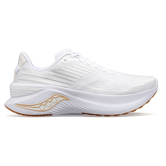 Women's Saucony Endorphin Shift 3, White/Gum, 9 B Medium