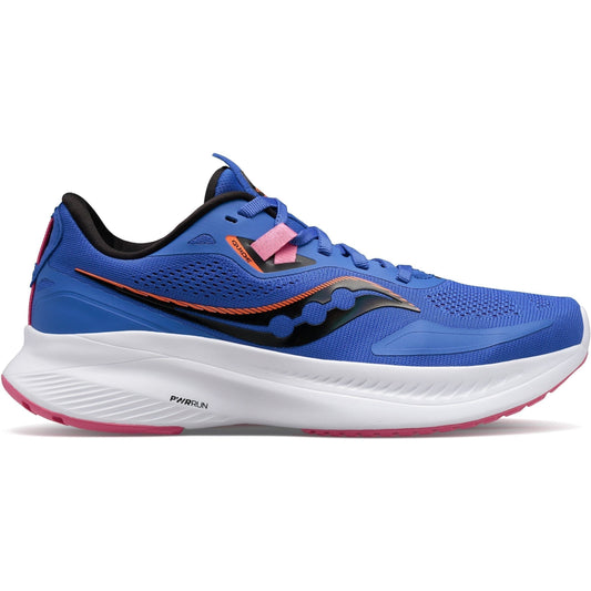Women's Saucony Guide 15, Blue Raz/Zest, 6.5 B Medium
