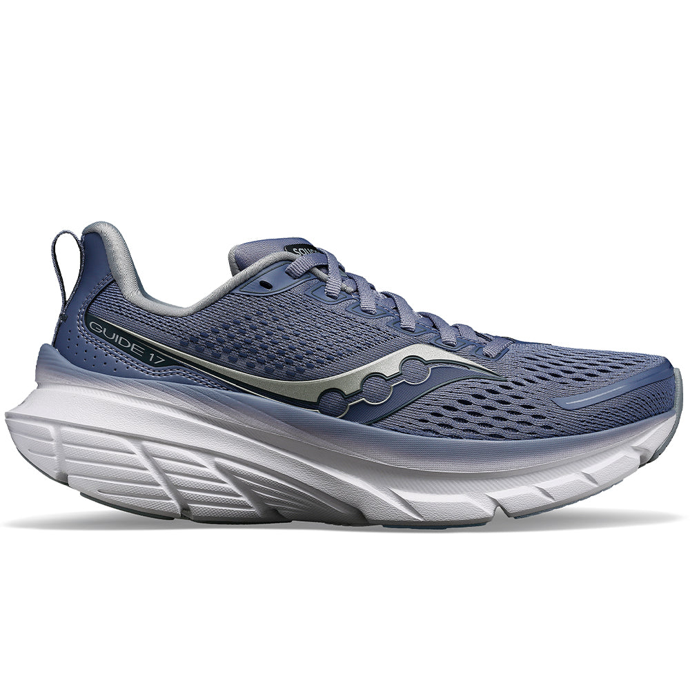 Women's Saucony Guide 17, Iris, 8.5 D Wide