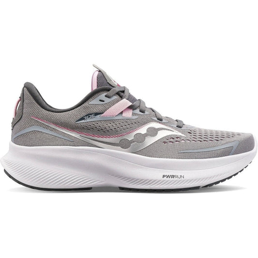 Women's Saucony Ride 15, Alloy/Quartz, 8 B Medium