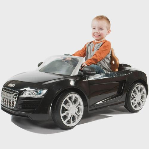 Rollplay Audi R8 Spyder 6 Volt Battery-Powered Ride-On Vehicle, Black