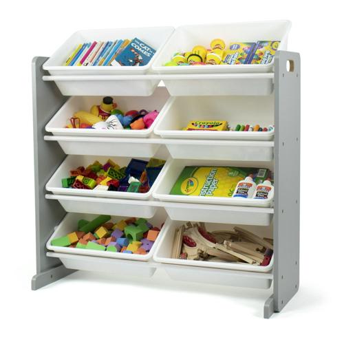Humble Crew Toy Storage Organizer with 8 SuperSized Storage Bins
