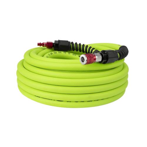 Flexzilla Pro 50 ft. L x 3/8 Dia. Hybrid Polymer Air Hose Kit 300 psi Zilla Green