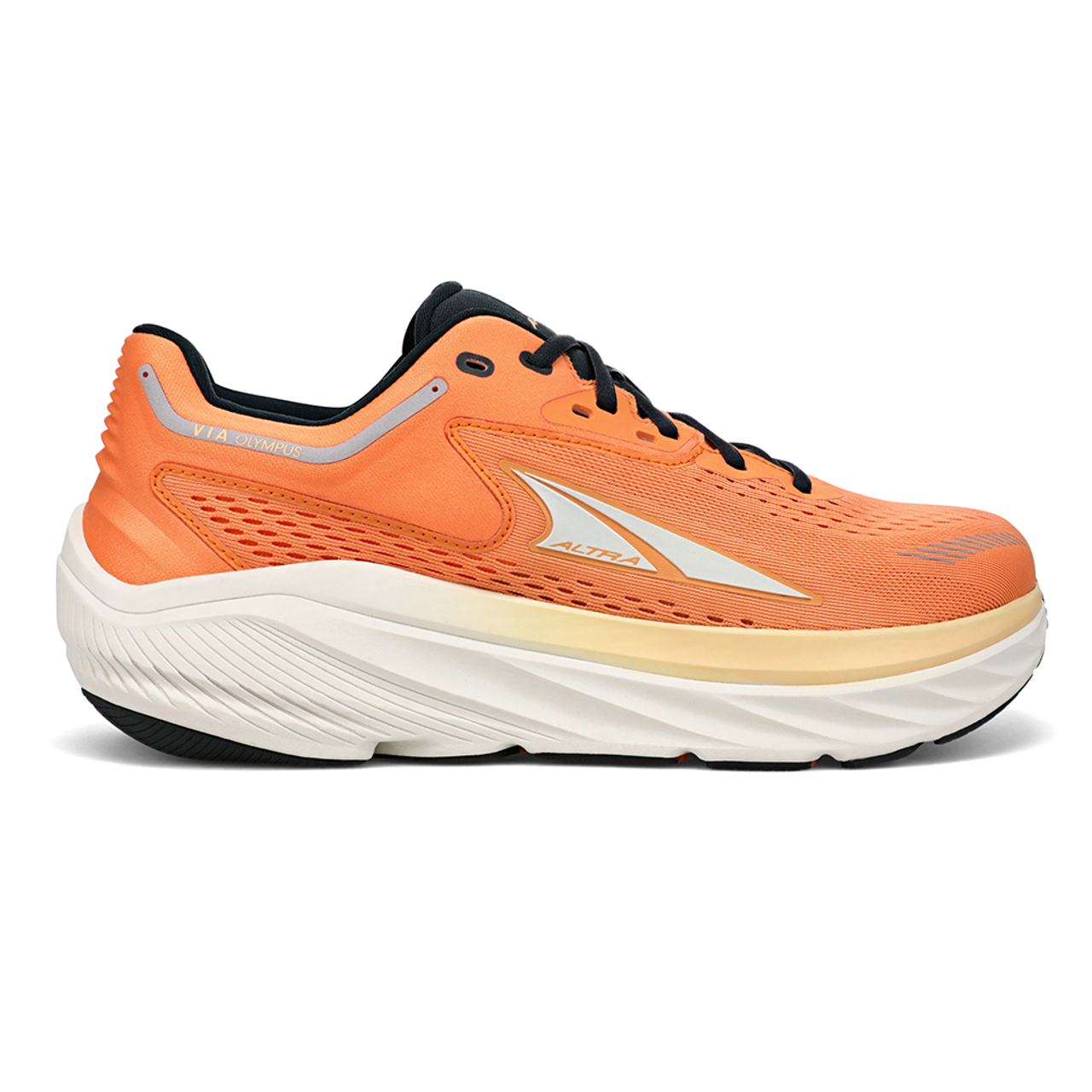 Men's Altra Via Olympus, Black/Orange, 12.5 D Medium