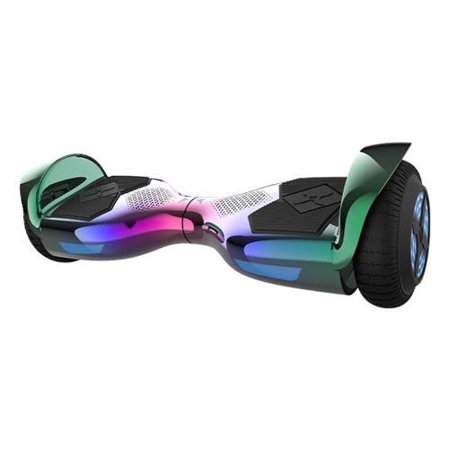 Hover-1 Helix UL Certified Electric Hoverboard with 6.5 In. LED Wheels, LED Sensor Lights, Bluetooth Speaker, Lithium-ion 10 Cell battery, Ideal for Boys and Girls 8 Plus and Less Than 160 Lbs., Iride