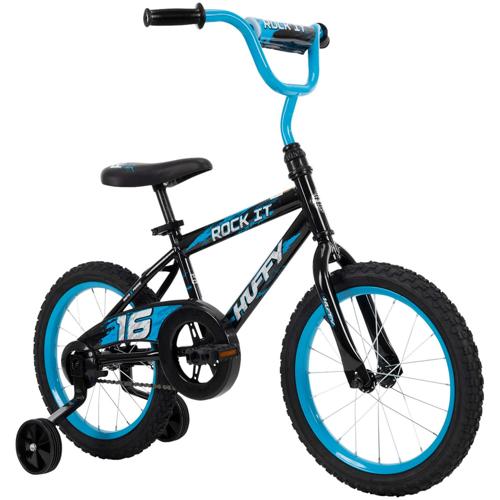 Huffy 16 Rock It Boys sidewalk Bike for Kids, Blue