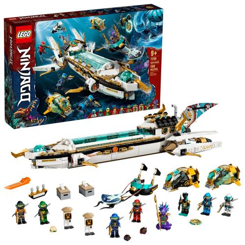 LEGO NINJAGO Hydro Bounty 71756 Building Toy Featuring NINJAGO Kai and Lloyd (1,159 Pieces)