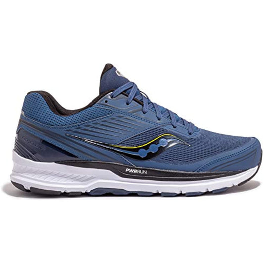Men's Saucony Echelon 8, Storm/Black, 11 2E Wide