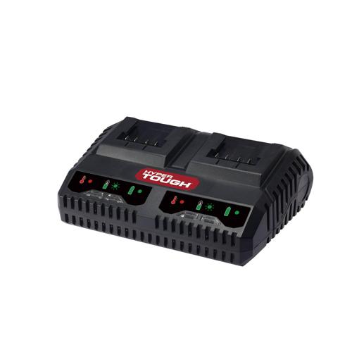 Hyper Tough 20V Max Lithium-Ion Dual-Port Fast Charger with Quick Battery Charging, HT21-401-003-13