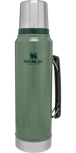 Stanley Classic Stainless Steel Vacuum Insulated Thermos Bottle, 1.1 qt