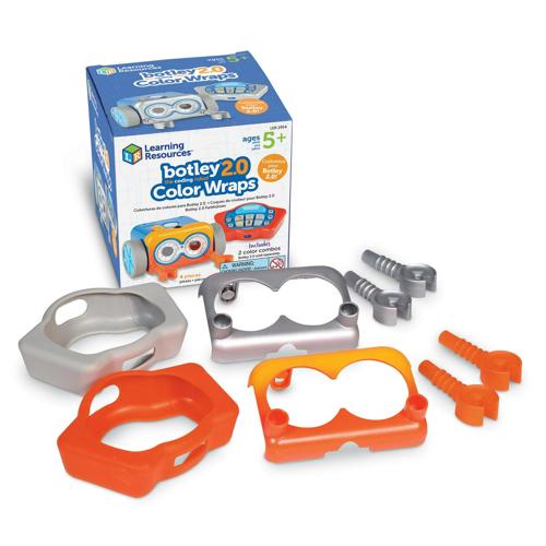 Learning Resources BotleyA 2.0 Color Wraps Red and Silver Learning Toy Accessory (2 Count)