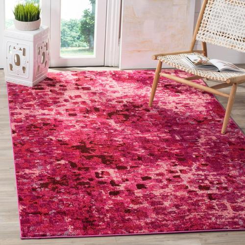 SAFAVIEH Monaco Driskoll Abstract Area Rug, Fuchsia, 6'7*9'2
