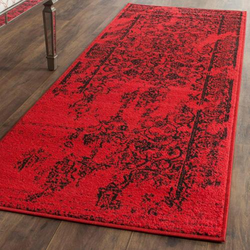 SAFAVIEH Adirondack Collection ADR101F Red / Black Rug