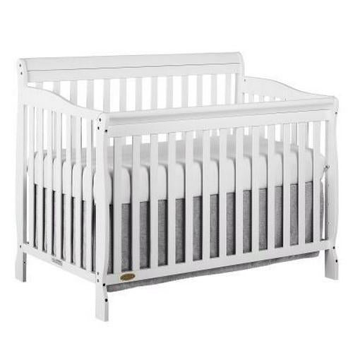 Dream On Me Ashton Convertible 5-in-1 Crib, White