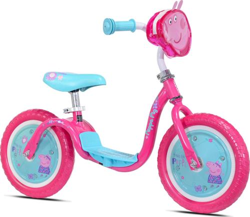 KaZAM Peppa Pig Child's Balance Bike, Pink Blue