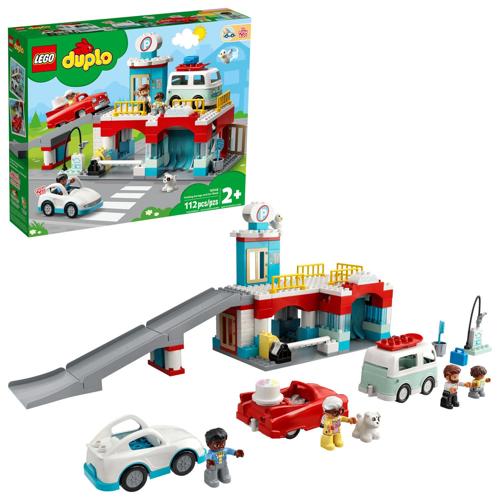 LEGO Duplo Parking Garage and Car Wash 10948 Building Set (112 Pieces)