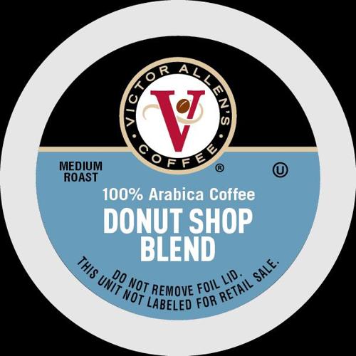Donut Shop Blend, Medium Roast, Single Serve Coffee Pods for Keurig K-Cup Brewers