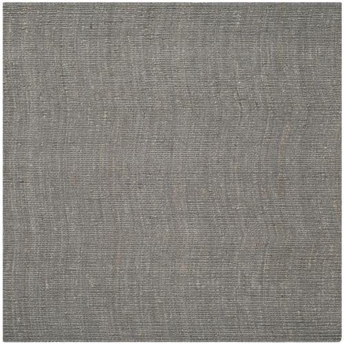 Safavieh NF447 Natural Fiber Area Rug-Finish:Light Grey,Shape:Square,Size:6'*6'