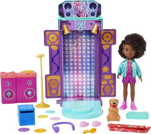 Karmaa s World Toys Doll and Playset Transforming Musical Star Stage