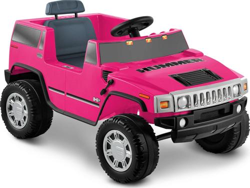 Hummer H2 6-Volt Battery-Powered Ride-On, Pink