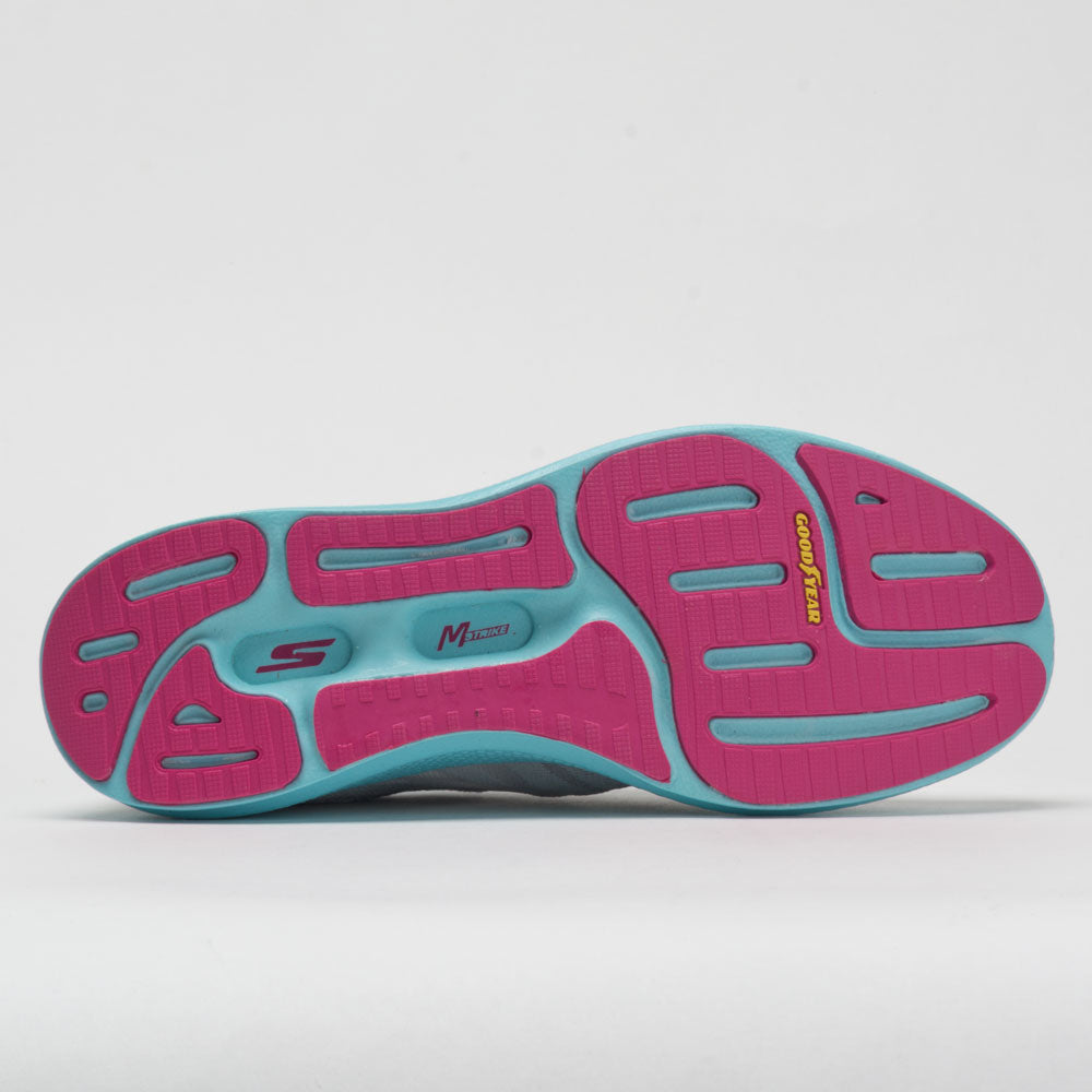 Skechers GOrun Razor+ Women's  Gray/Aqua/Hot Pink