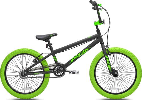 Kent 20 In. Dread BMX Boys Bike, Green and Black