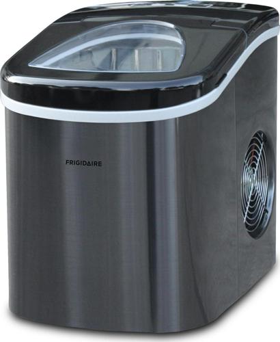 Frigidaire 26 lb. Countertop Ice Maker EFIC117-SS, Black Stainless Steel