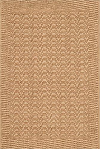 SAFAVIEH Palm Beach Adalyn Solid Geometric Area Rug, Maize, 2'*3'