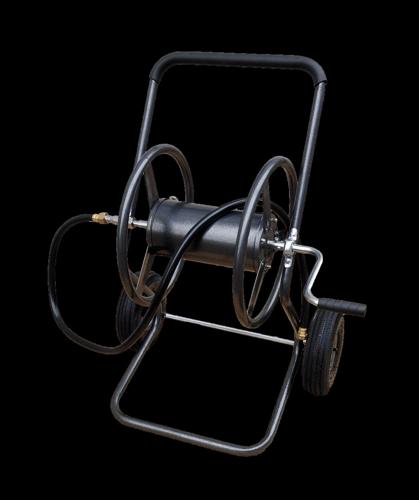 Two Wheel Hose Reel Cart with Leader Hose