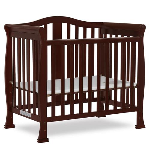 Dream On Me Naples 4-in-1 Convertible Mini Crib Espresso