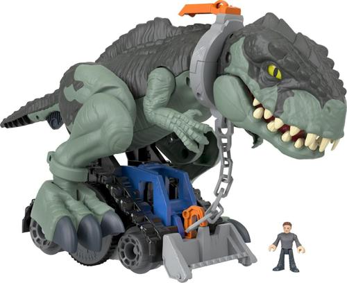 Imaginext Jurassic World Dominion Giga Dinosaur Toy MEGA Stomp and Rumble, Lights and Sounds