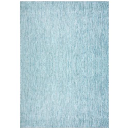 SAFAVIEH Outdoor CY8520-37122 Courtyard Aqua / Aqua Rug