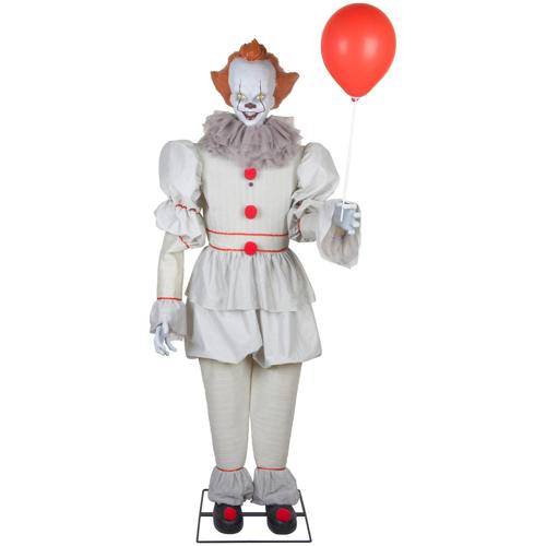Way to Celebrate! Halloween Multicolor Animated Pennywise Decoration (6 ft)