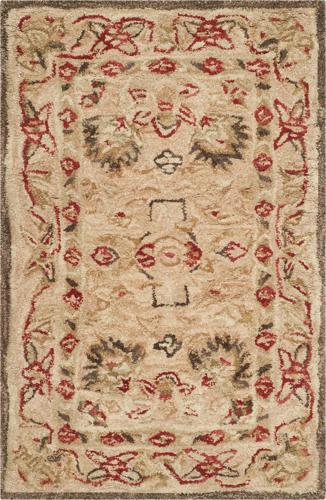 SAFAVIEH Anatolia Venice Traditional Wool Area Rug, Beige, 2'*3'