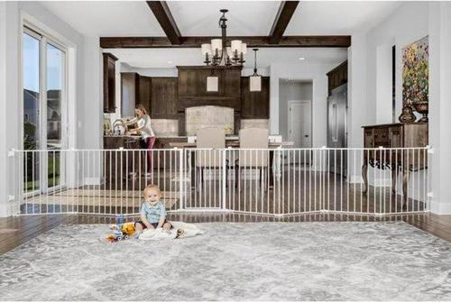 Regalo 192 inch Super Wide Adjustable Baby Gate and Play Yard, 4-in-1, Age Group 6 to 24 Months, Configurable Baby Gate