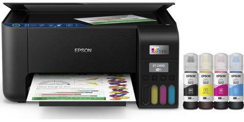 Epson EcoTank ET-2400 Wireless Color All-in-One Cartridge-Free Supertank Printer with Scan and Copy