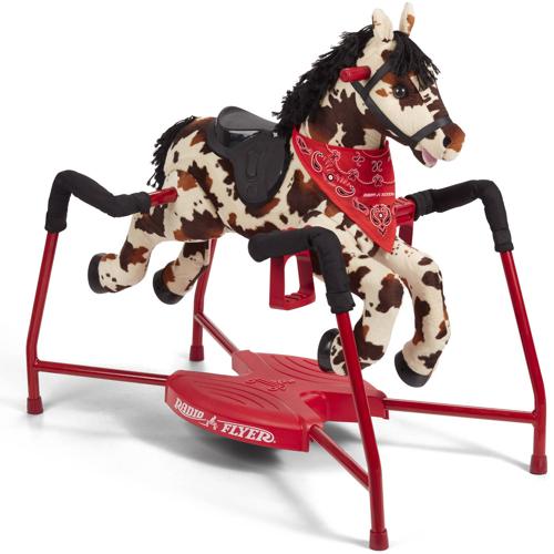 Radio Flyer, Freckles Interactive Spring Horse, Ride-on for Kids