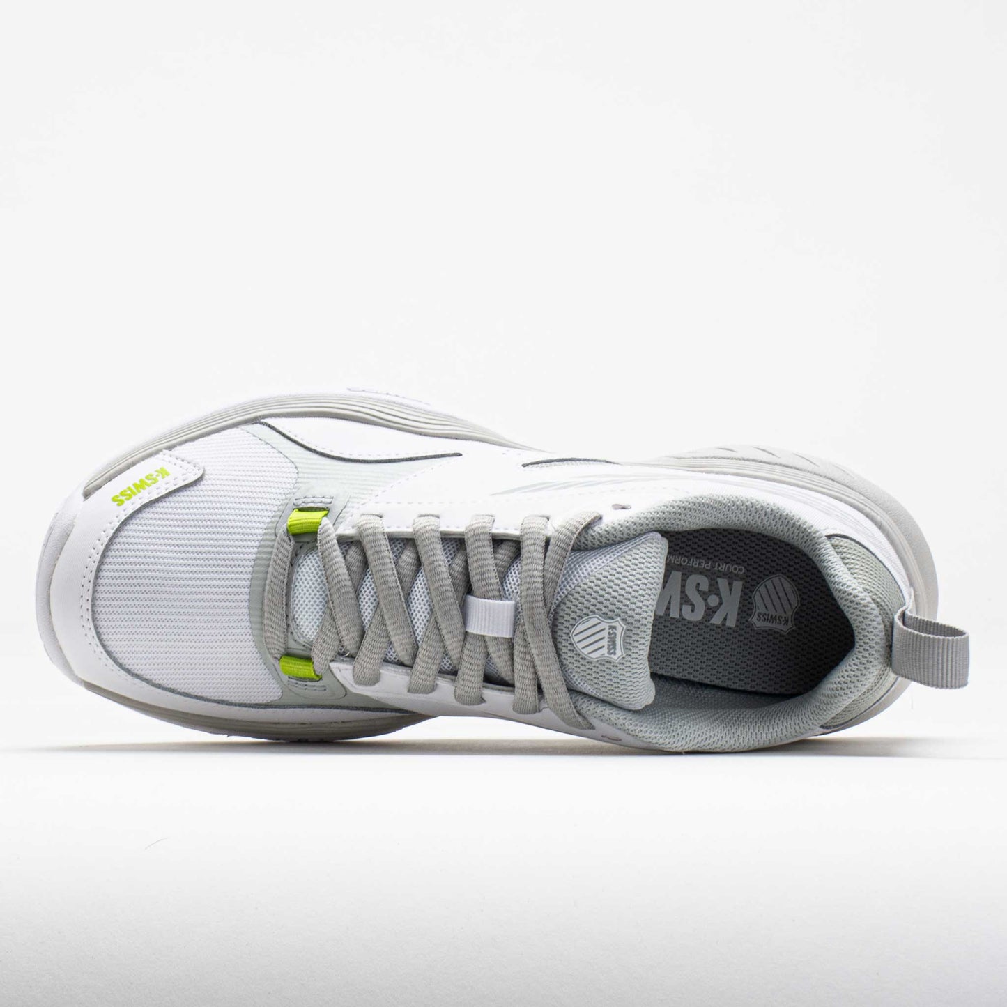 K-Swiss Speedex Women's  White/Gray Violet/Lime Green