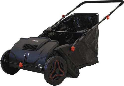 Massimo 21 inch Hand Push Lawn Sweeper for Leaves and Grass - 100L Large Capacity