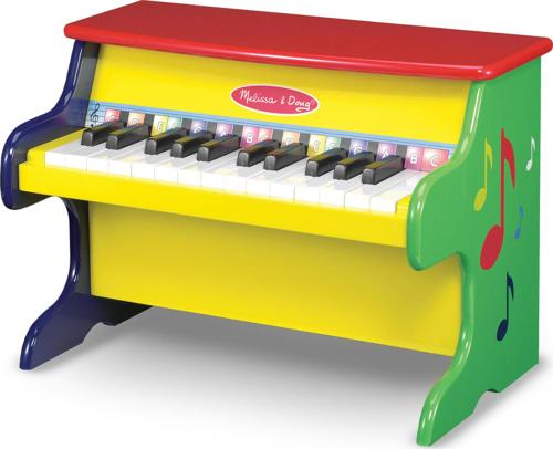 Melissa and Doug Learn-To-Play Toy Piano With 25 Keys and Color-Coded Songbook